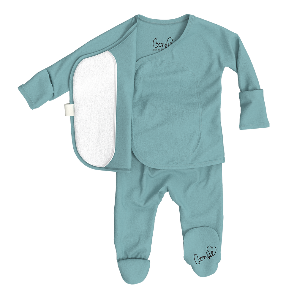 Stockist of Bonsie's Ripple Blue Footed Romper