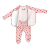 Stockist of Bonsie Babywear's Footed Strawberries romper