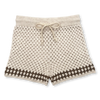 US stockist of Grown Clothing's hand crochet "Coconut" Shorts.