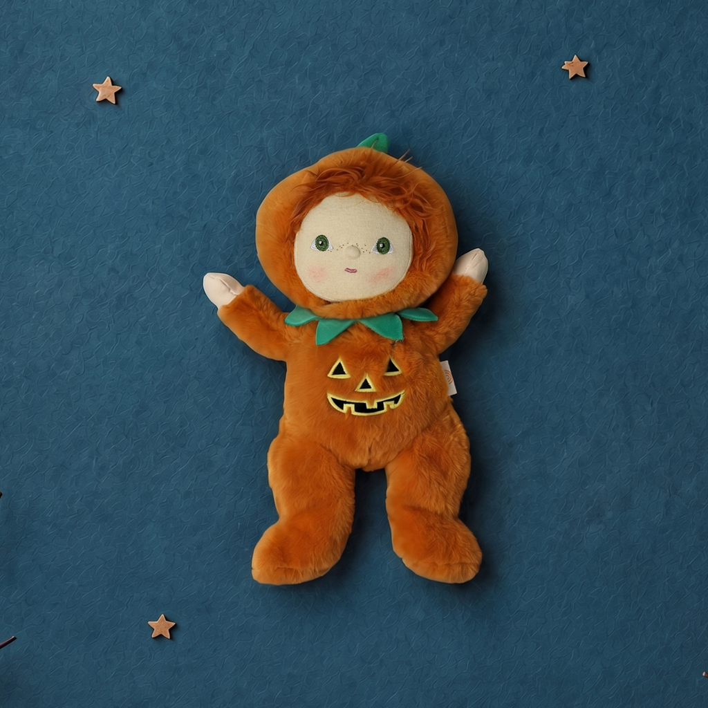 US stockist of Dinkum Dolls by Olli Ellas's Jules Jack O'Lantern Dinky Dinkum Doll