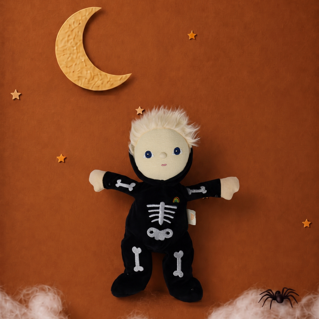 US stockist of Dinkum Dolls by Olli Ella's Scully Skeleton Dinky Dinkum Doll