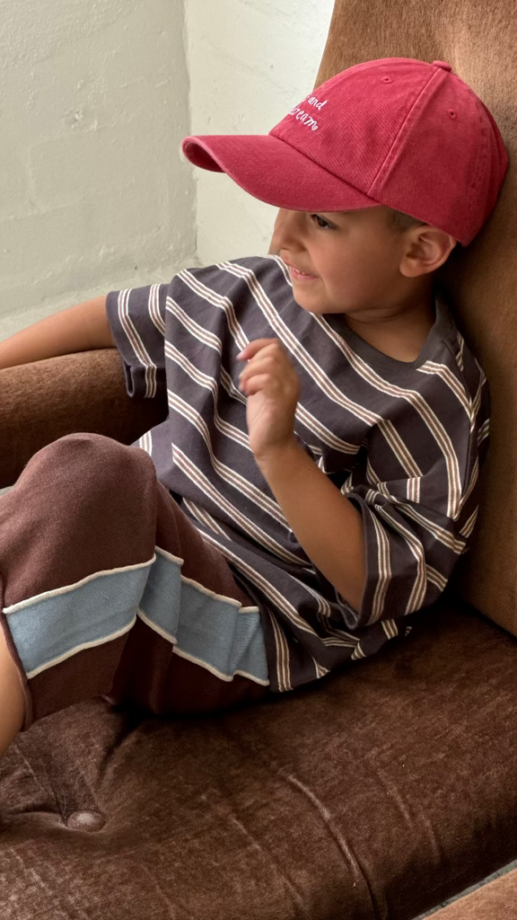 US stockist of Illoura the Label's Vintage Striped basic tee