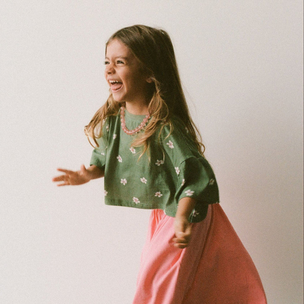 US stockist of Illoura the Label's Field Daisy Cropped Tee