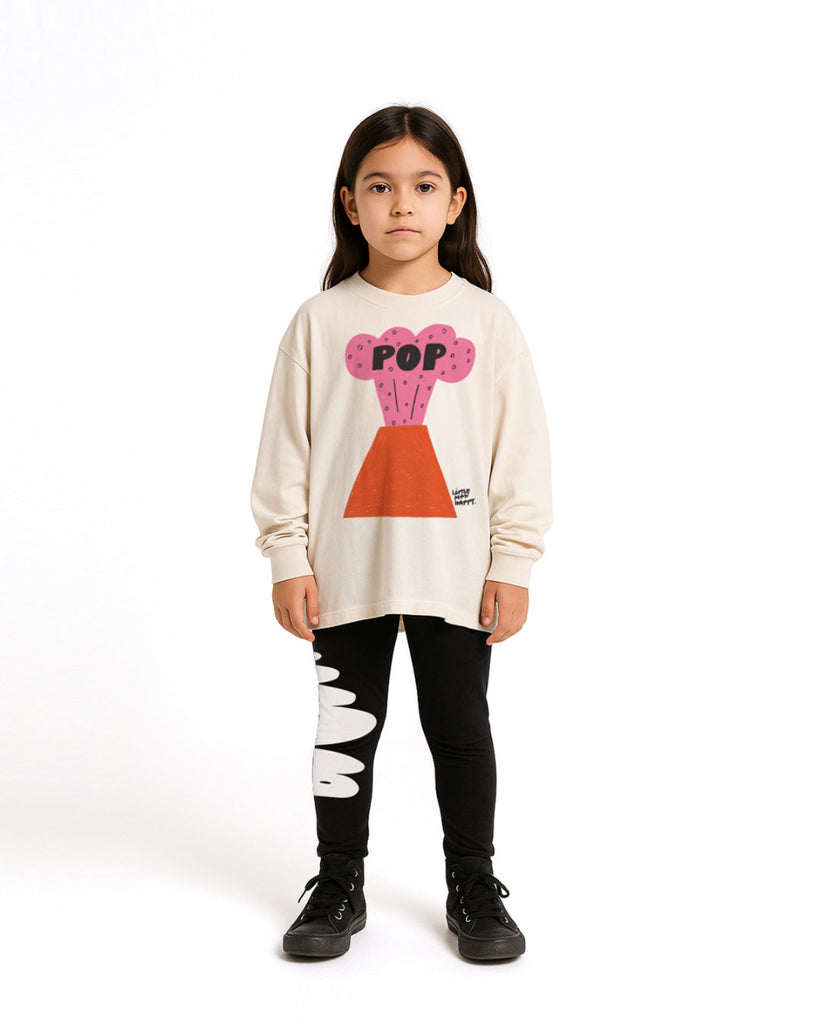 US stockist of Little Man Happy's Popcano longsleeve t-shirt