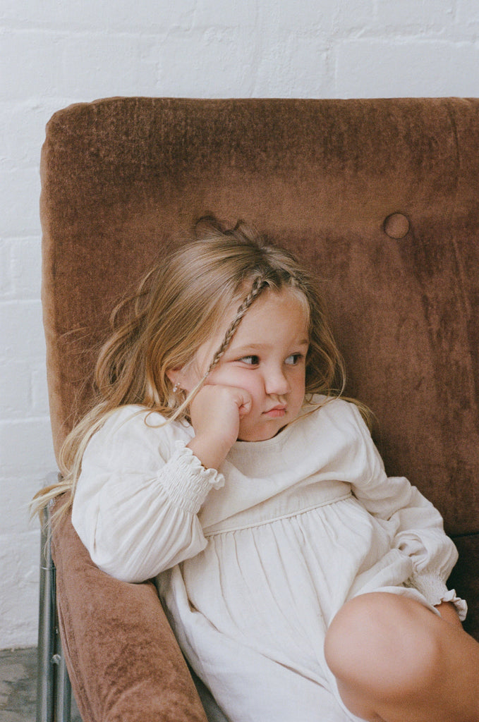 US stockist of Illoura the Label's Yumi Dress - Natural