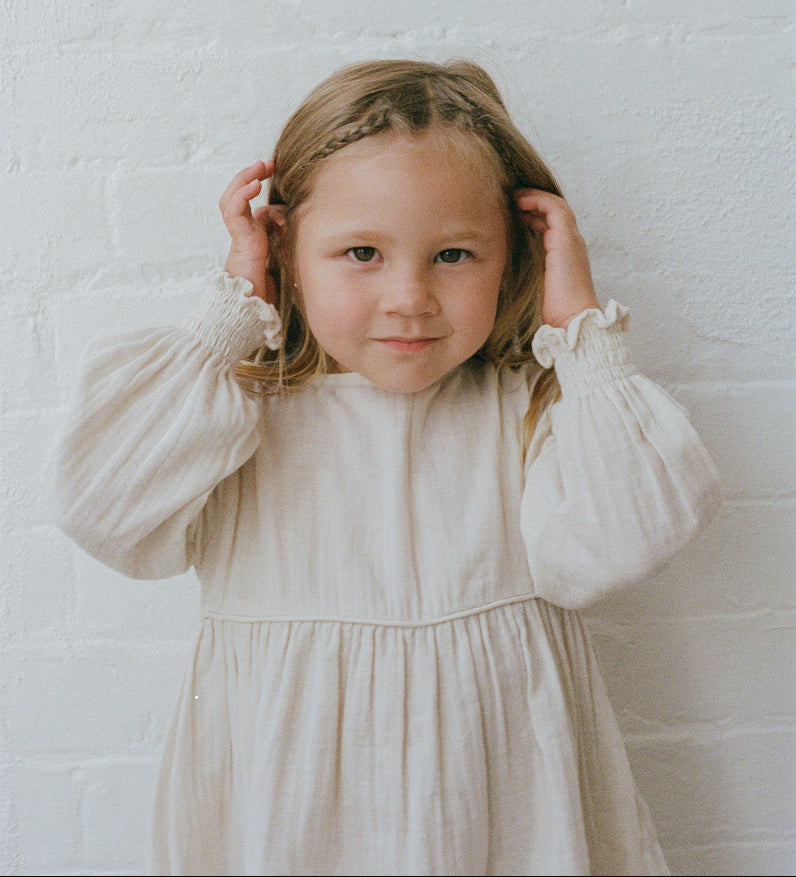 US stockist of Illoura the Label's Yumi Dress - Natural