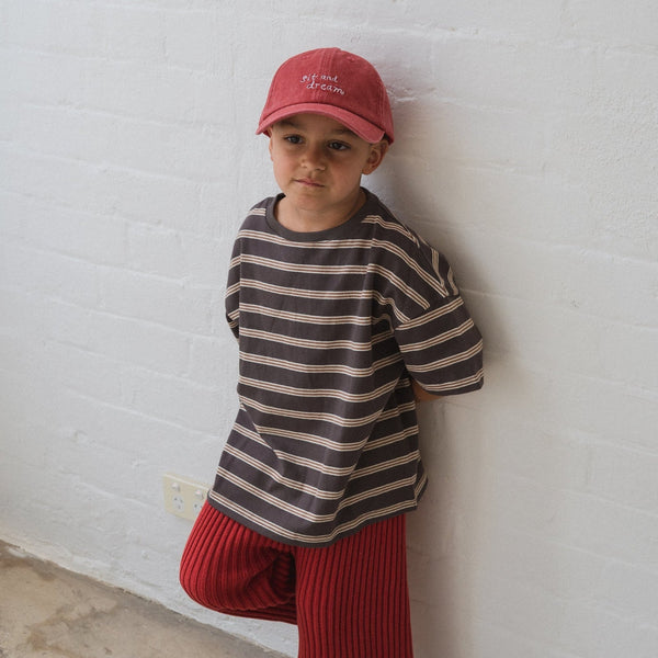 US stockist of Illoura the Label's Vintage Striped basic tee