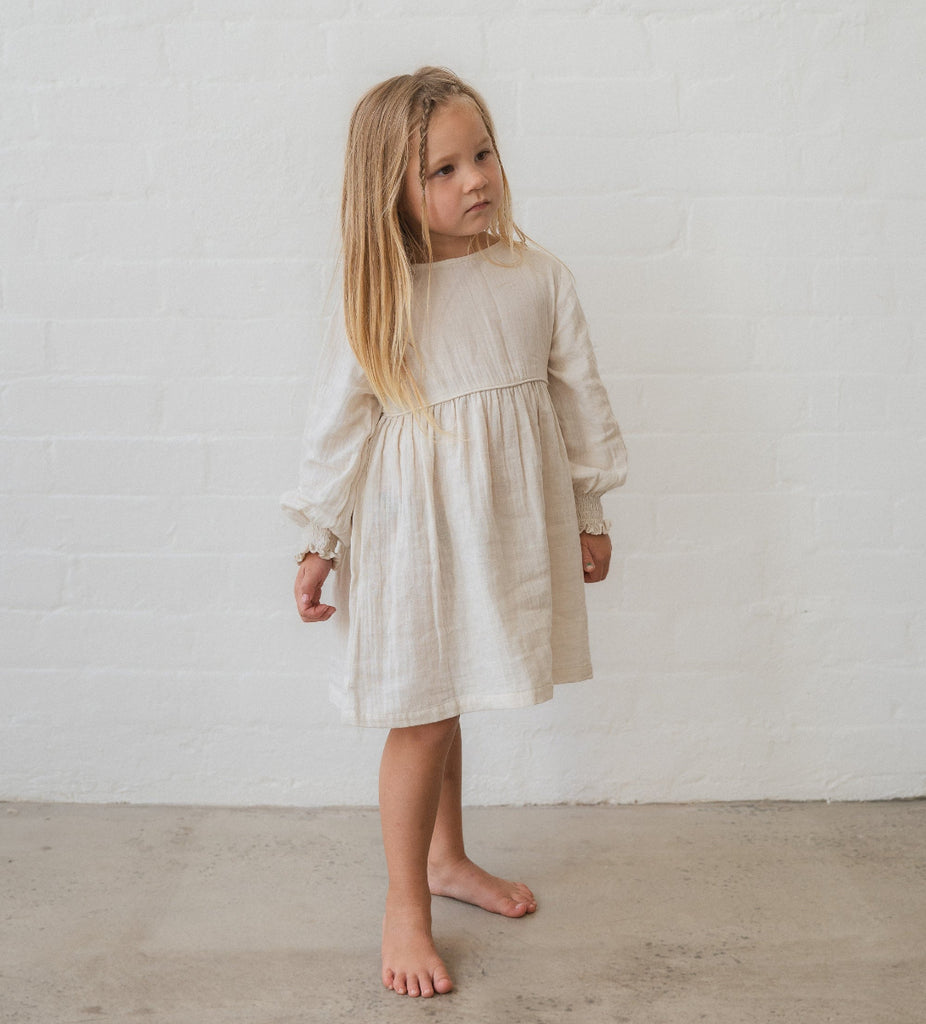 US stockist of Illoura the Label's Yumi Dress - Natural