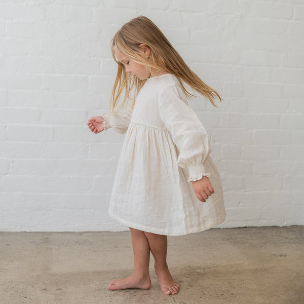 US stockist of Illoura the Label's Yumi Dress - Natural