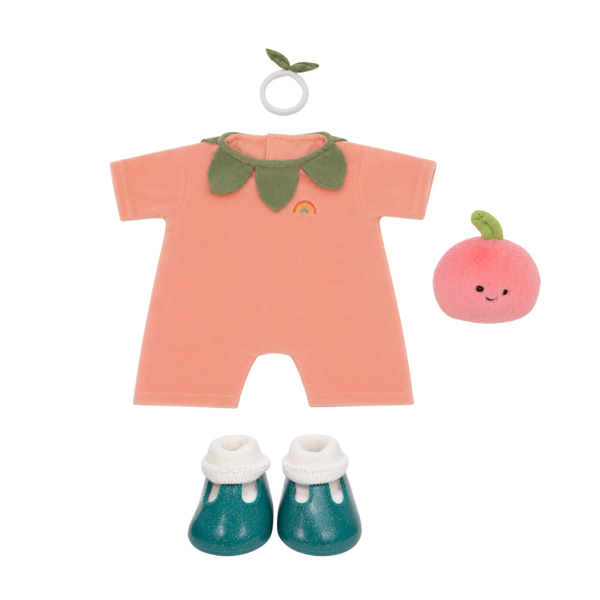 US stockist of Dinkum Dolls by Olli Ella Peach Dress Up Set 