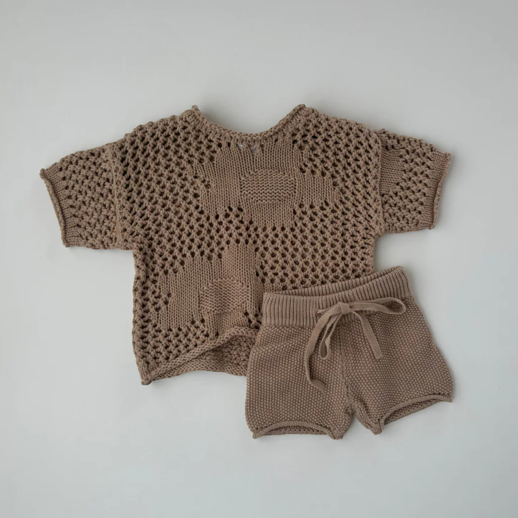 US stockist of Belle & Sun's Cedar Crochet Shorts