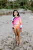 US stockist of Saint Ida's Sunset Beach Rainbow  two piece swimsuit