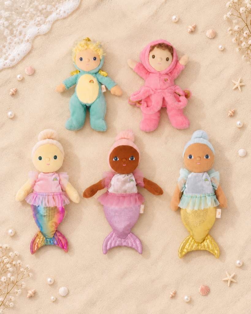US stockist of Olli Ella's Little Lagoonies "Maya Mermaid" Dinky Dinkum Doll