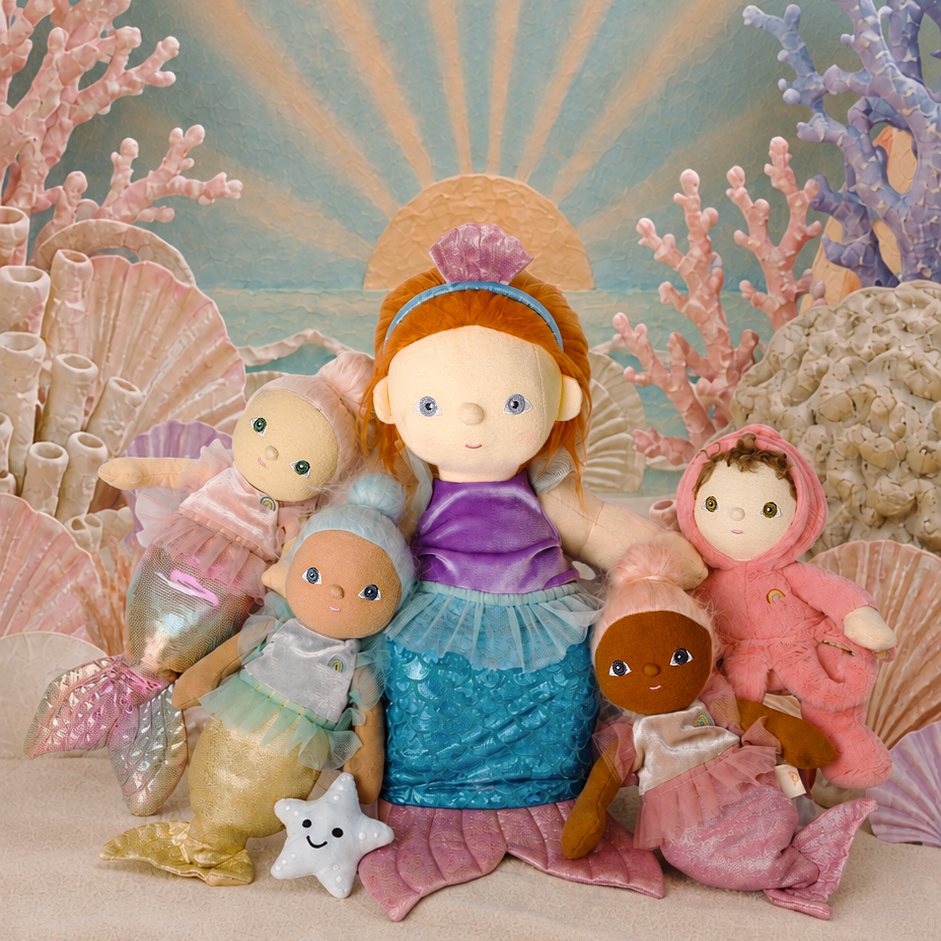 US stockist of Olli Ella's Little Lagoonies "Olivia Octopus" Dinky Dinkum Doll
