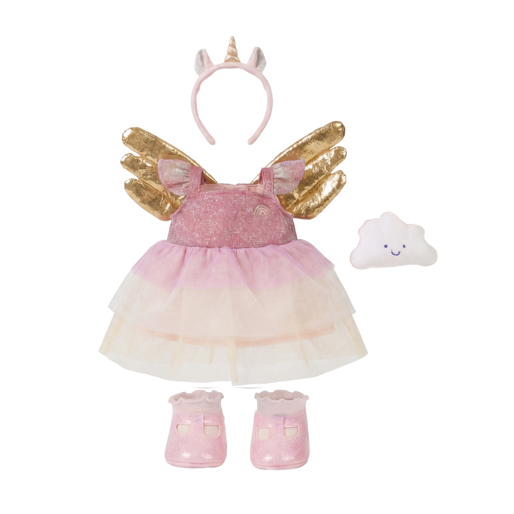 US stockist of Olli Ella's Unicorn Outfit set for Dinkum Dolls