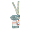 US stockist of Silly Silas' Misty Blue cotton footed tights with patterned braces
