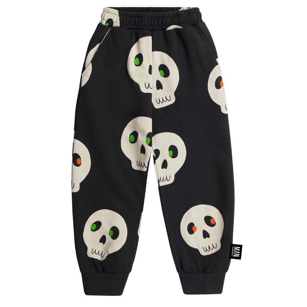 US stockist of Little Man Happy's Skull Sweatpants