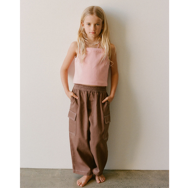 US stockist of Illoura the Label's Cocoa Twill Pants