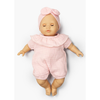US stockist of Minikane's Emilie Sleepy doll dressed in an Eva romper with matching headband 