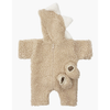 US stockist of Minikane's beige dinosaur jumpsuit for 28cm baby dolls