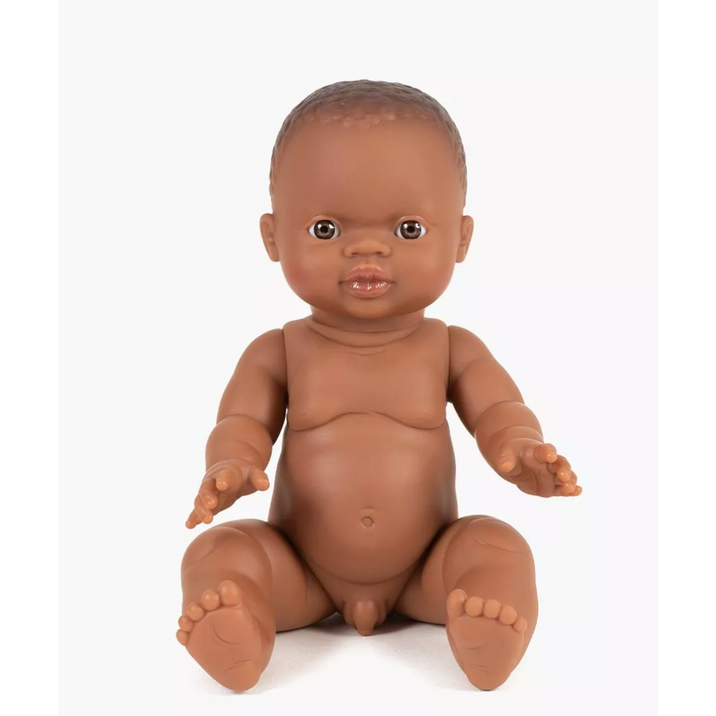 US stockist of Minikane's "Zach" baby African Gordis Boy Doll
