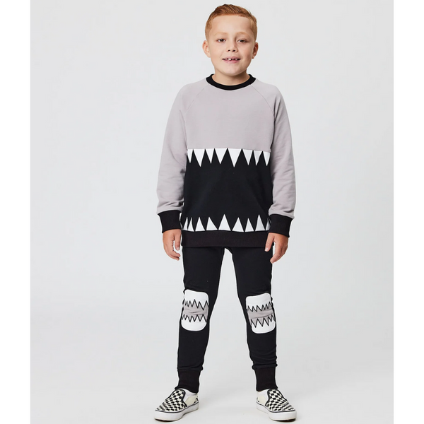 US stockist of Radicool Kids Shark Bite Crew Sweatshirt
