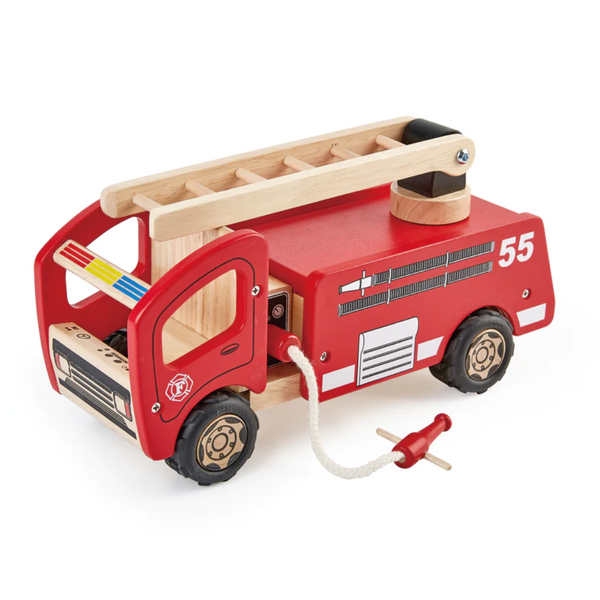 US stockist of PinToy's Small Wooden Fire Engine