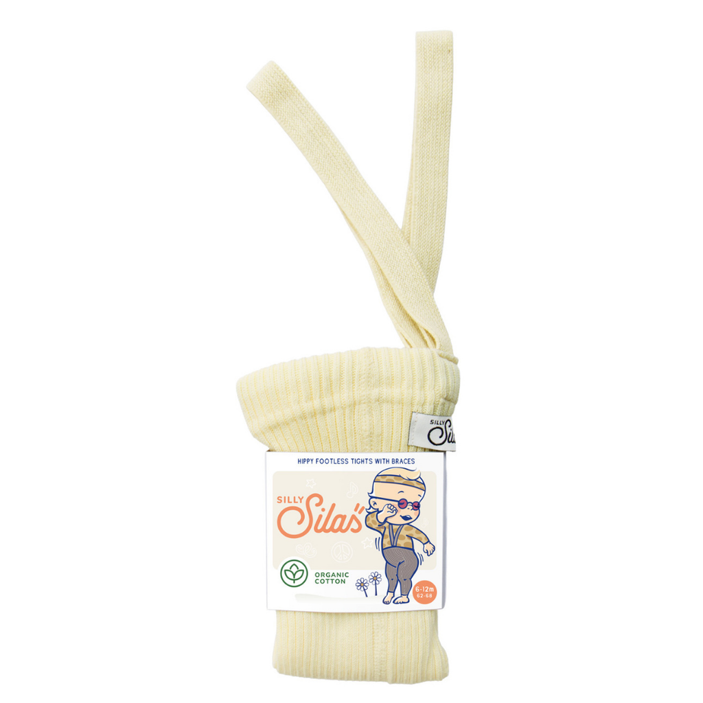 US stockist of Silly Silas' Lemon Icing Hippy Footless Tights
