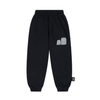 US stockist of Little Man Happy's Mini Boo Black Jogging pants
