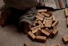 US stockist of Wooden Story's 100pc Wooden Natural Blocks