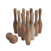 US stockist of Wooden Story's 10Pc Natural Wooden Bowling Set