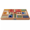 US stockist of Wooden Story's 54pc wooden rainbow blocks in tray