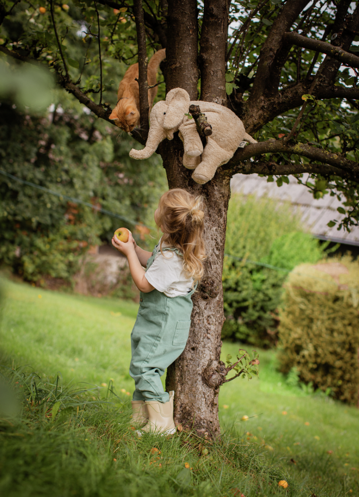 US stockist of Senger Naturwelt's large Linen Cuddly Elephant
