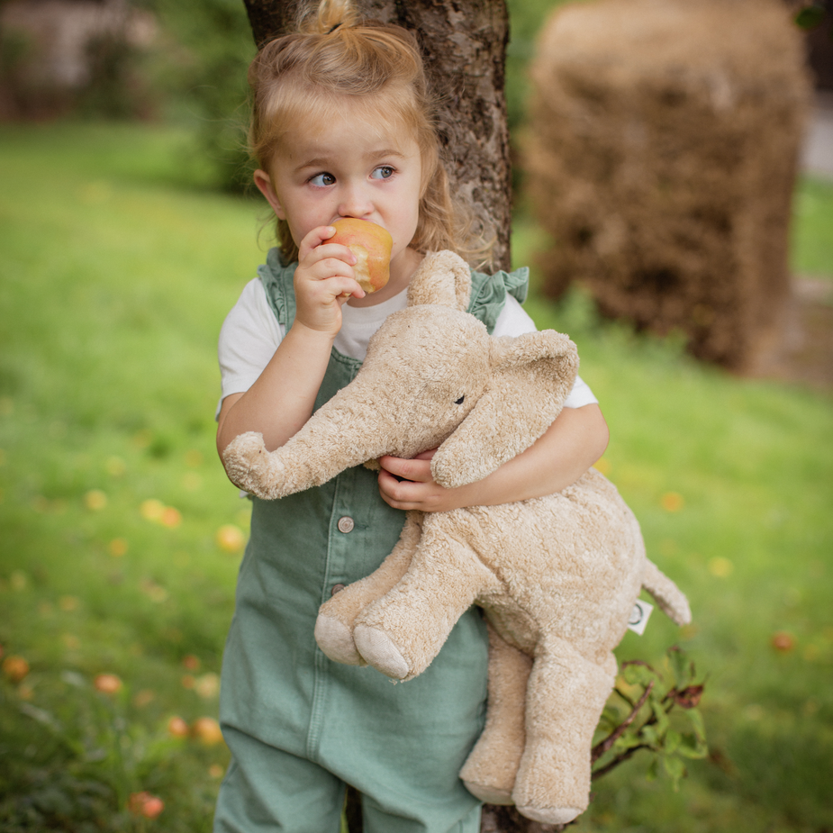 US stockist of Senger Naturwelt's large Linen Cuddly Elephant