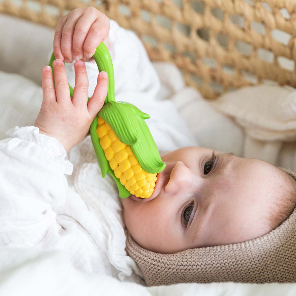 US stockist of Oli & Carol's Corn Rattle/Teether