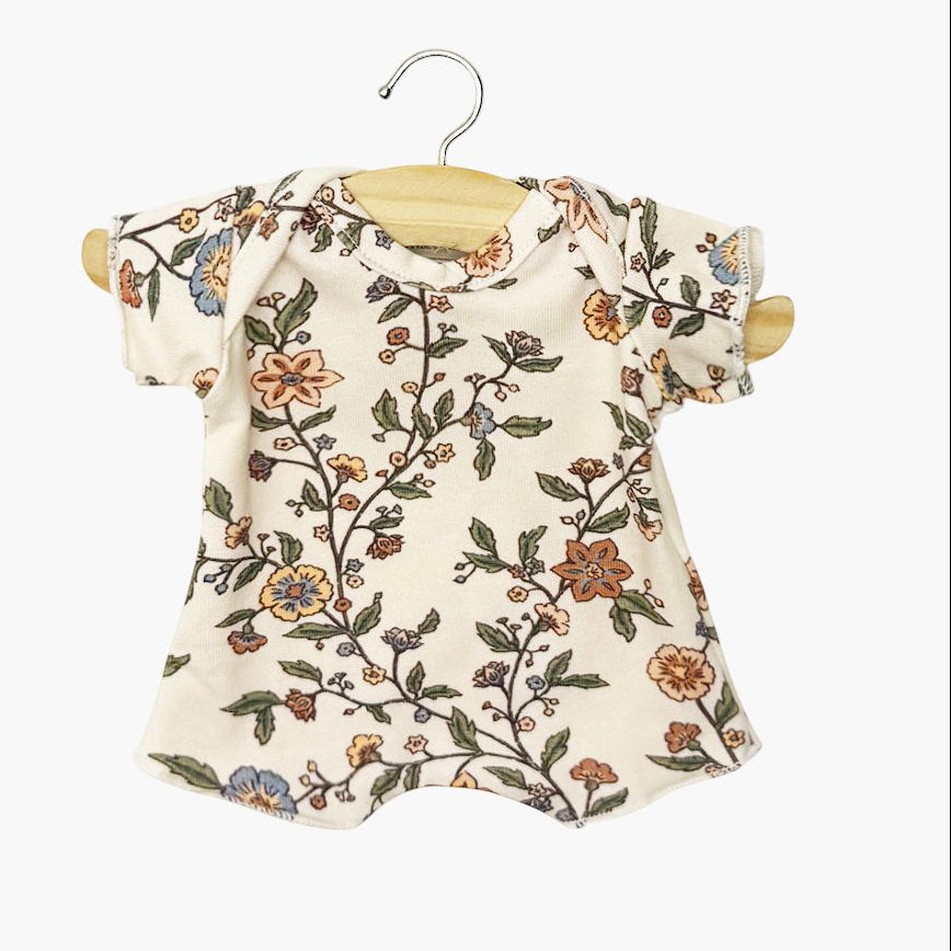 US stockist of Minikane's Babies "Gisele" floral shorty bodysuit for dolls