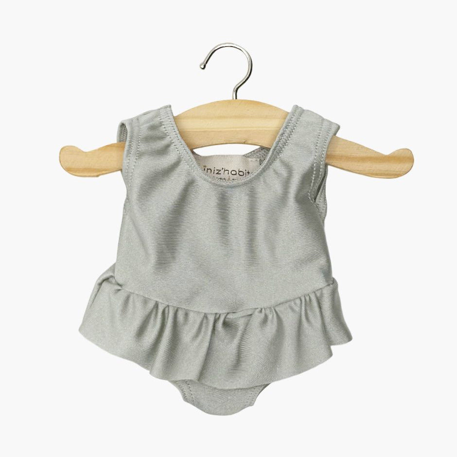US stockist of Minikane's Pearl Grey Maia leotard for dolls
