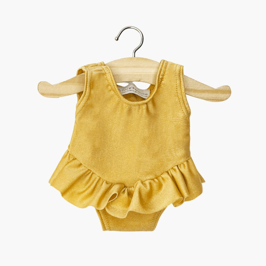 US stockist of Minikane's Gold Maia lycra leotard for dolls