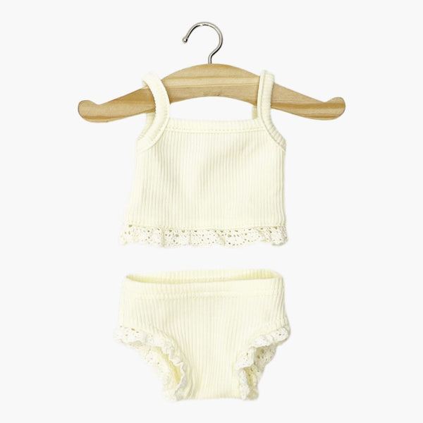 US stockist of Minikane's Little Basics underwear set for folls in Pastel Yellow