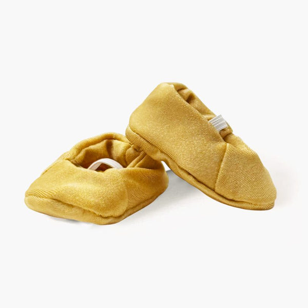 US stockist of Minikane's gold lycra ballet slippers for dolls