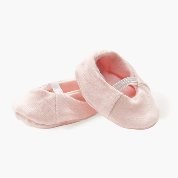 US stockist of Minikane's Pale Pink jersey ballerina slippers for dolls