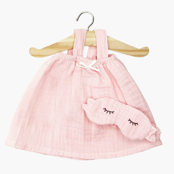 US stockist of Minikane's Mila Strawberry Nightgown with matching Dodo mask for dolls