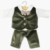 US stockist of Minikane's 3 pc Forest Green New Years set for dolls