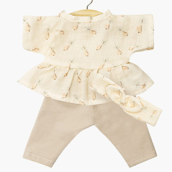 US stockist of Minikane's 3pc Ophelia set for dolls in "Helene" print.