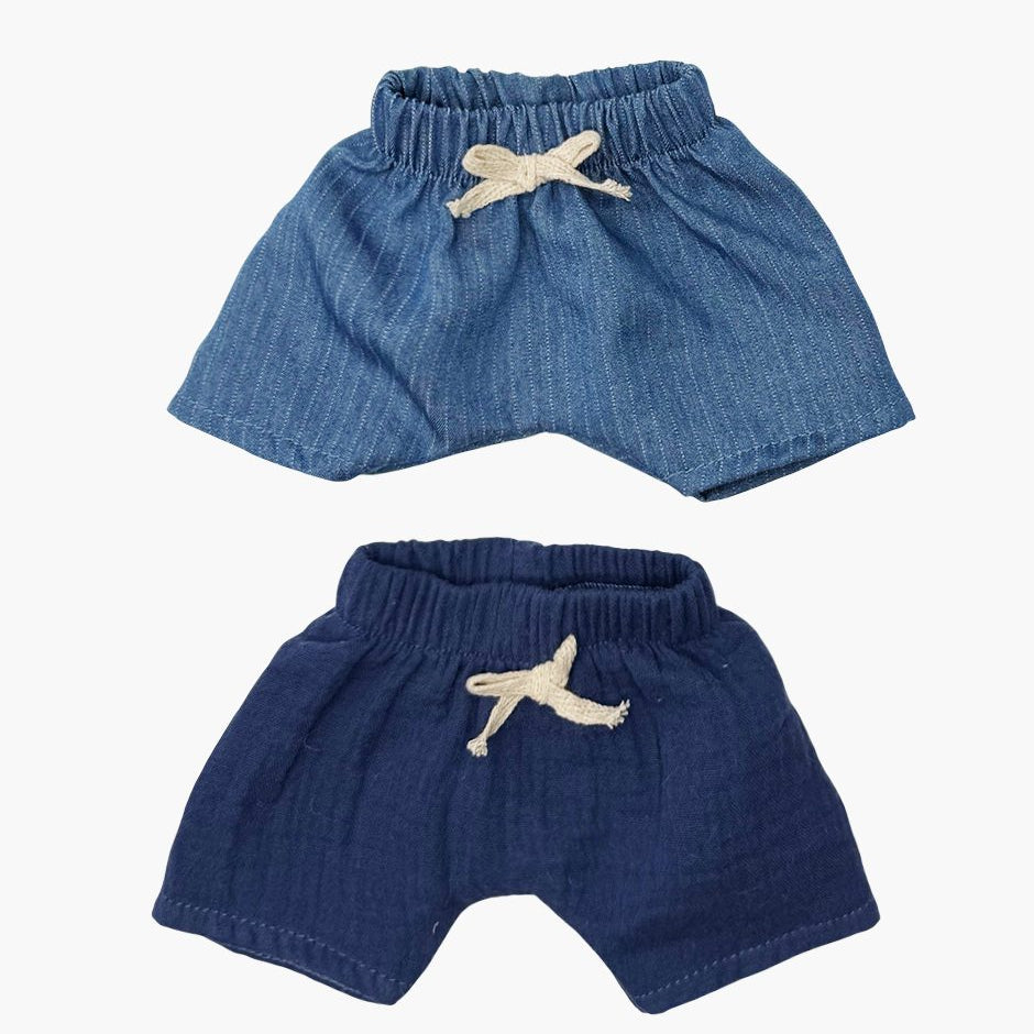 US stockist of Minikane's set of two Vito Boxer shorts for folls