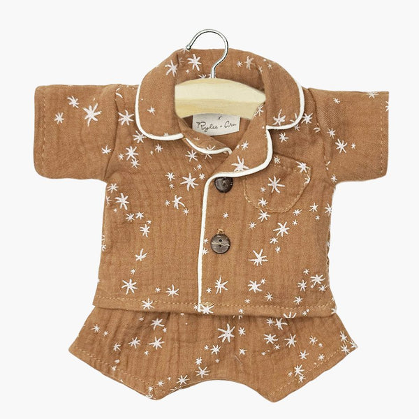 US stockist of Minikane's two piece Eden short pajama set, in collaboration with Rylee and Cru.