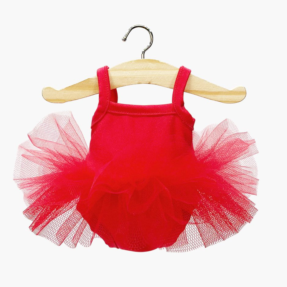US stockist of Minikane's Stella tutu in Grenadine red lycra and tulle