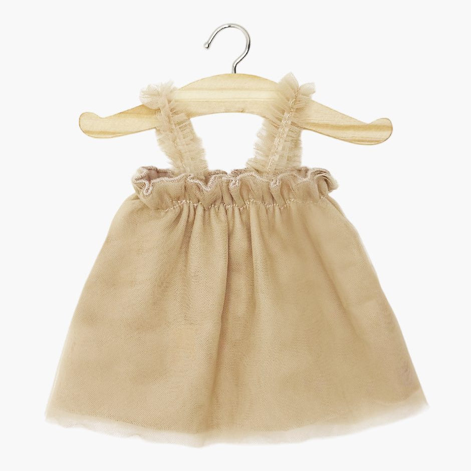 US stockist of Minikane's Noemie tutu in Pebble + Honey Tulle for dolls
