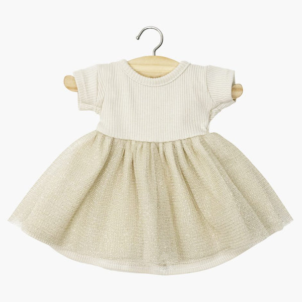 US stockist of Minikane's  Short Gold Sleeve tutu dress