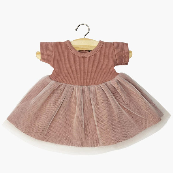 US stockist of Minikane's short sleeve Clay Pink Rosana tutu for dolls